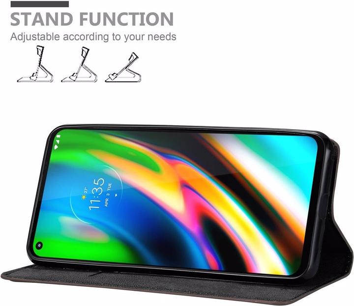 Produktbild Cadorabo Book Invisible Magnet Cover (Motorola Moto G9 Plus)