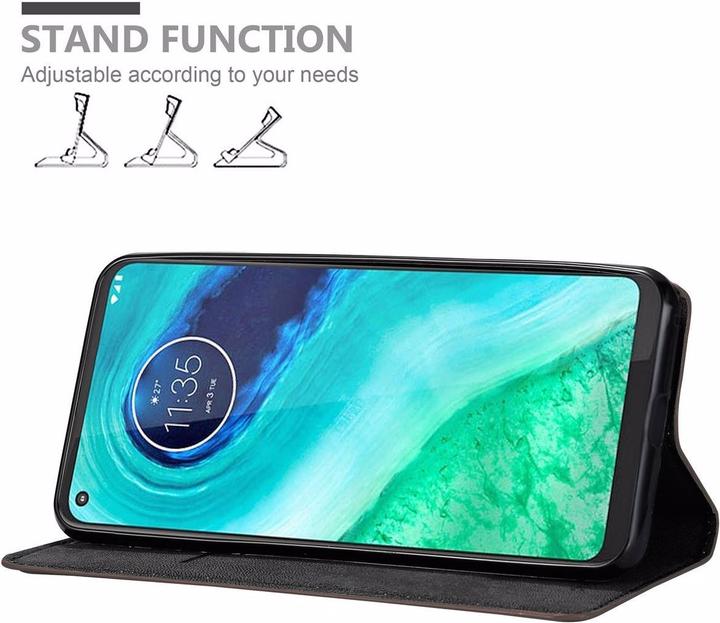 Immagine prodotto Cadorabo Copertina magnetica invisibile del libro (Motorola Moto G8)