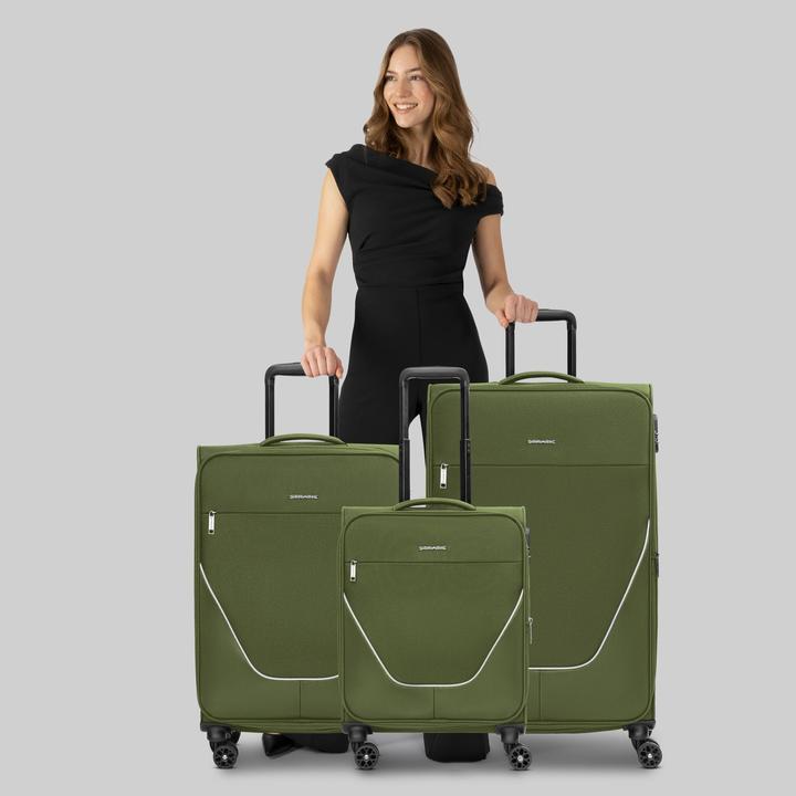 Image du produit Stratic taska 4-Rollen Kofferset 3tlg. mit Dehnfalte (233 l, XL (à partir de 115l))