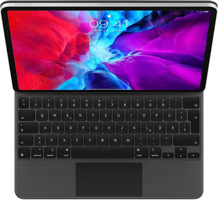 Apple Magic Keyboard (DE, iPad Pro 12.9 2021 (5ème génération), iPad Pro 12.9 2022 (6e génération), iPad Pro 12.9 2020 (4. Gen), iPad Pro 12.9 2018 (3. Gen), iPad Air 13 2024 (M2))