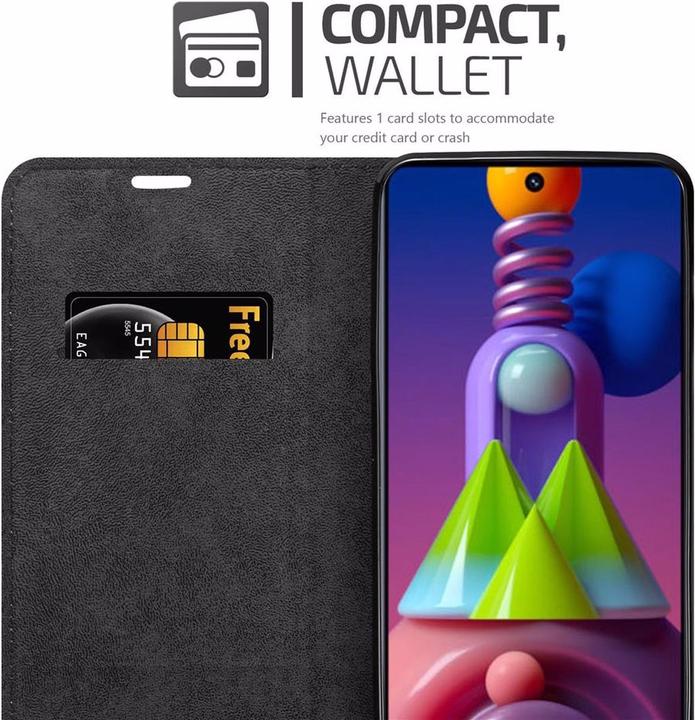 Immagine prodotto Cadorabo Copertina magnetica invisibile del libro (Samsung Galaxy M51)