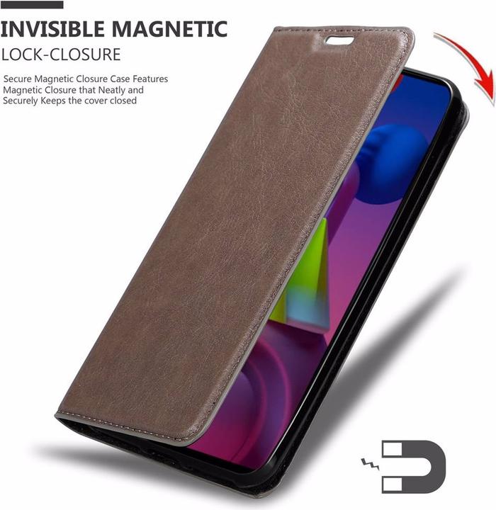 Immagine prodotto Cadorabo Copertina magnetica invisibile del libro (Samsung Galaxy M51)