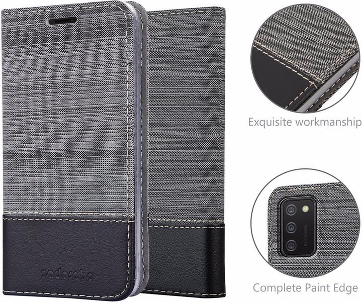 Produktbild Cadorabo Book Jeans Optik Cover (Samsung Galaxy A02s)