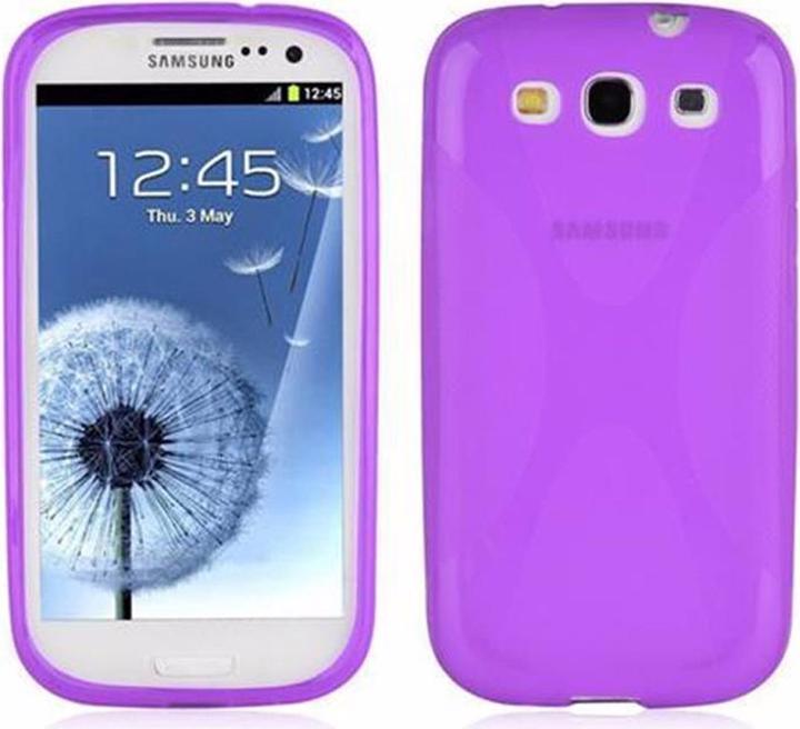 Actual product image Cadorabo TPU X-Line Cover (Samsung Galaxy S3 Neo, Samsung Galaxy S3)