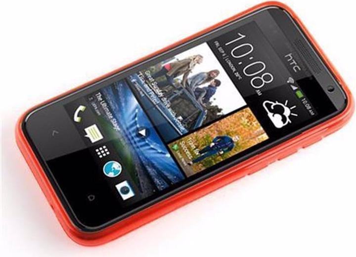 Actual product image Cadorabo TPU X-Line Cover (HTC Desire 300)