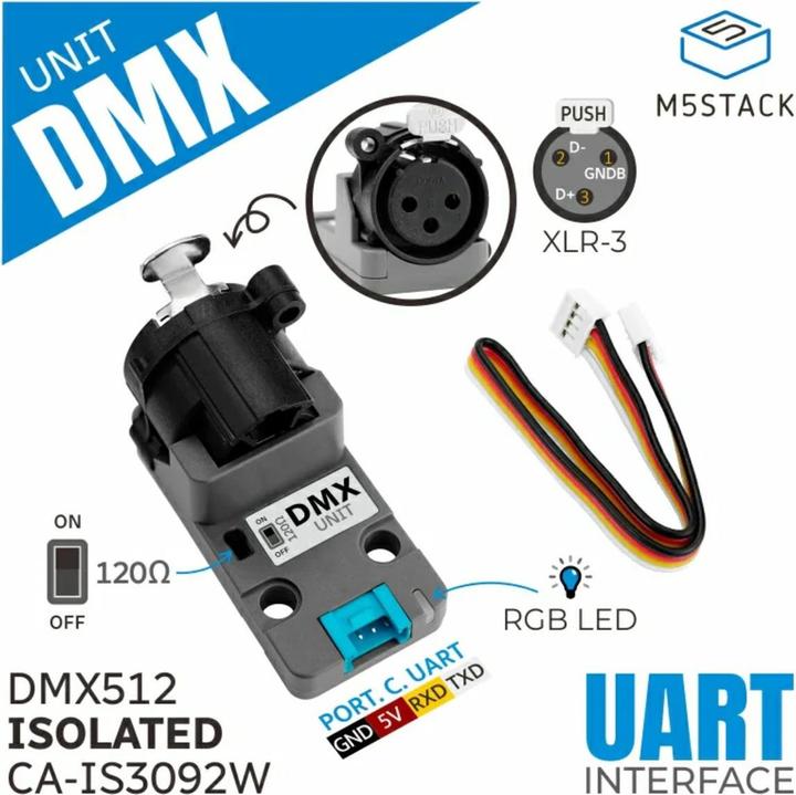 Image du produit M5Stack Unité DMX