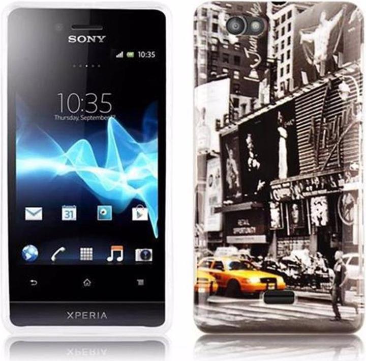 Image du produit Cadorabo Couverture rigide avec impression Cover (Sony Xperia M)