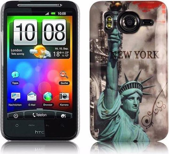 Image du produit Cadorabo Couverture rigide avec impression Cover (HTC Desire HD)