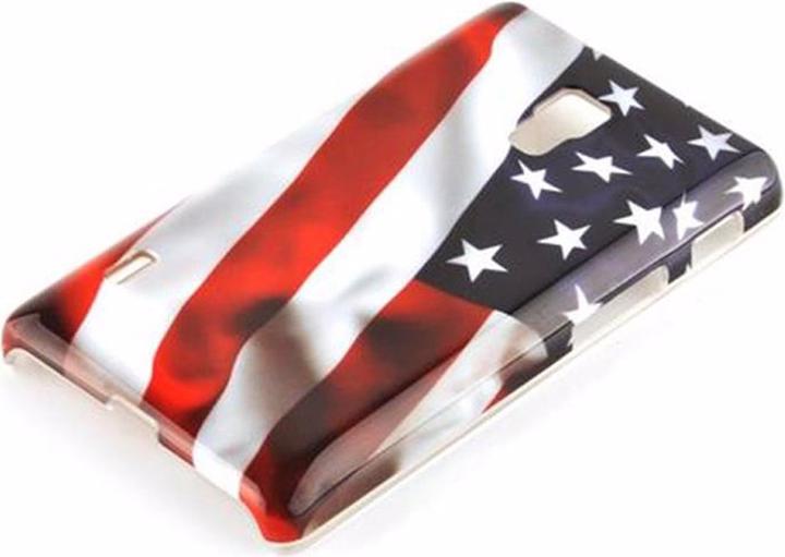 Produktbild Cadorabo Hard Cover mit Aufdruck Cover (LG Optimus L7 II)
