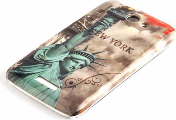 Actual product image Cadorabo Hard cover with imprint cover (HTC One X+)
