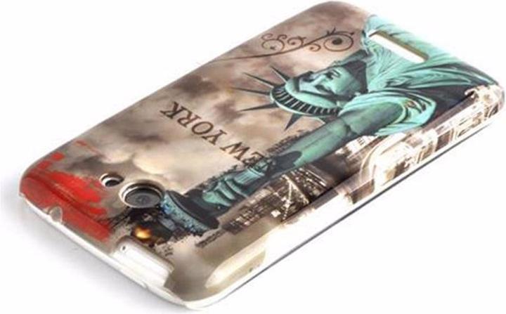 Actual product image Cadorabo Hard cover with imprint cover (HTC One X+)