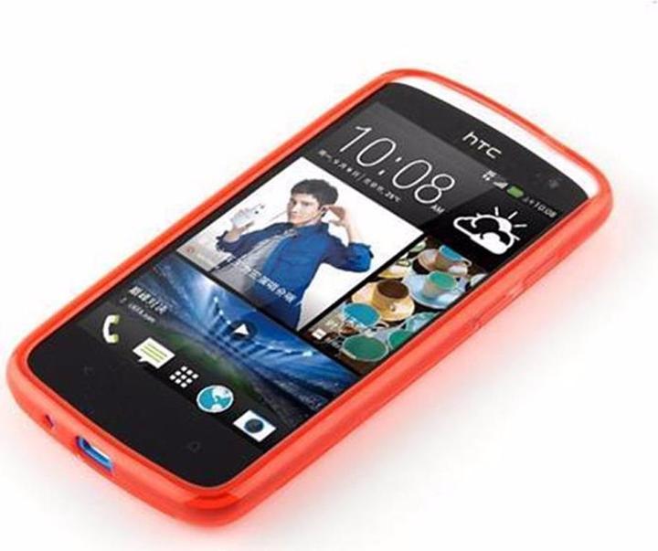 Actual product image Cadorabo TPU X-Line Cover (HTC Desire 500)