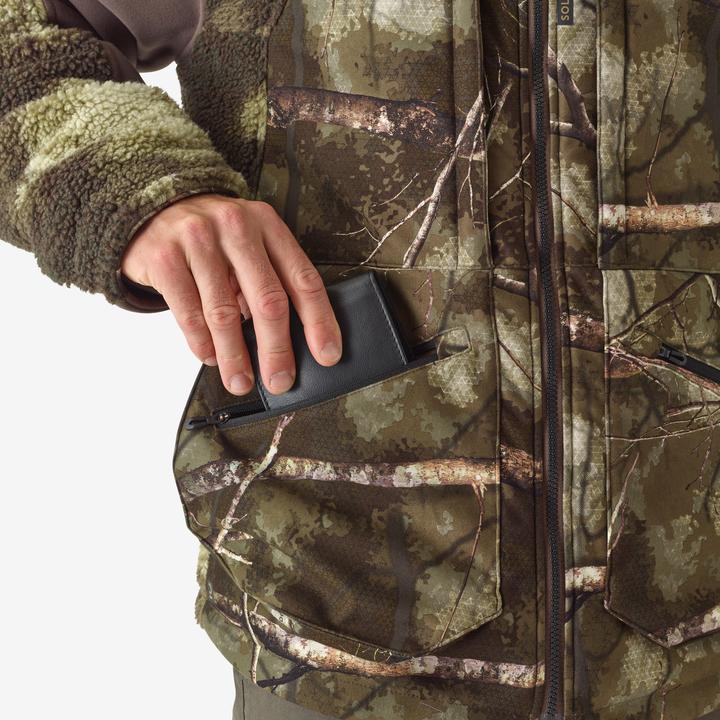 Actual product image Solognac Hunting jacket 900 Treemetic warm low noise (L)