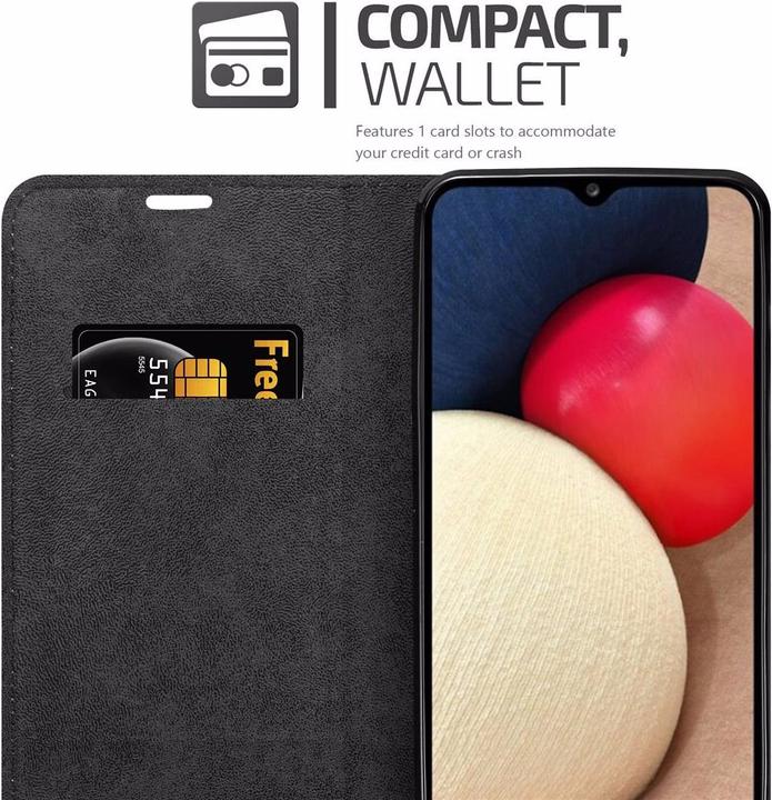 Immagine prodotto Cadorabo Copertina magnetica invisibile del libro (Samsung Galaxy A02s)