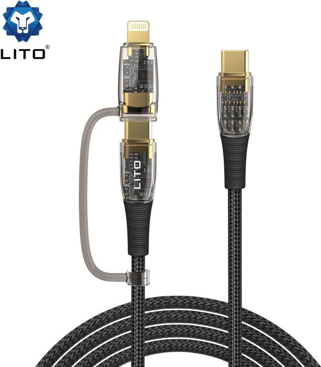 Image du produit Lito Câble de chargement 2 en 1 (1.20 m, 60 W)
