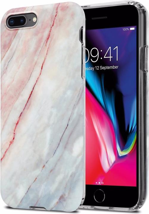 Produktbild Cadorabo IMD TPU Bunter Marmor Cover (Apple iPhone 7 Plus, Apple iPhone 7s Plus, Apple iPhone 8 Plus)