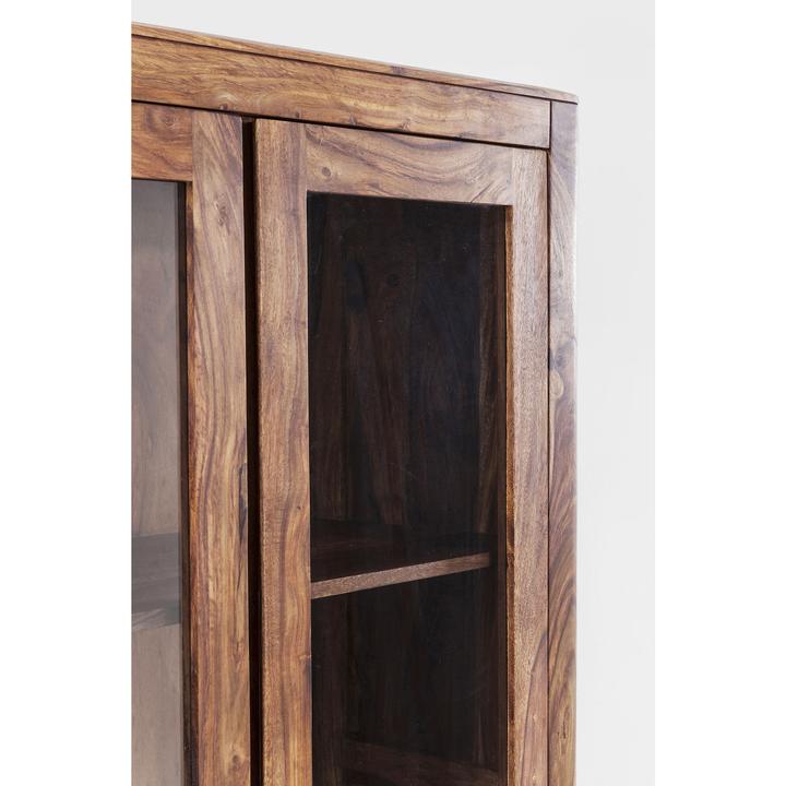 Image du produit Kare Design Vitrine Brooklyn nature 2-portes (100 x 40 x 175 cm)
