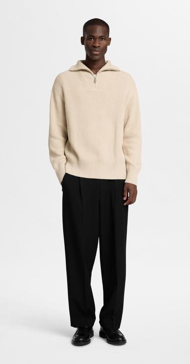 Image du produit Selected Homme 100% coton Pull demi-zip (S)