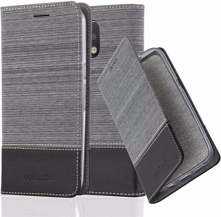 Produktbild Cadorabo Book Jeans Optik Cover (Motorola Moto G4 Plus)