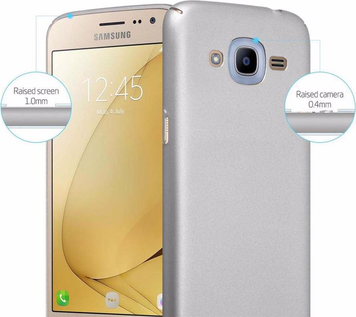 Actual product image Cadorabo Hard Cover Matt Metal Cover (Samsung Galaxy J2 2016)