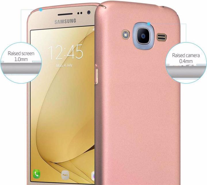 Produktbild Cadorabo Hard Cover Matt Metall Cover (Samsung Galaxy J2 2016)