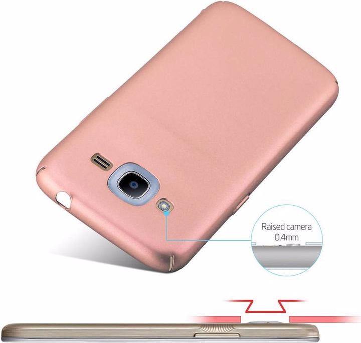 Produktbild Cadorabo Hard Cover Matt Metall Cover (Samsung Galaxy J2 2016)