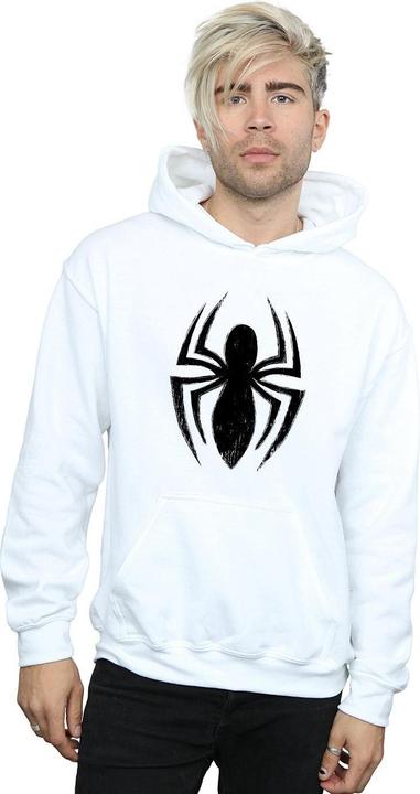 Immagine prodotto Spiderman Ultimate Felpa con Cappuccio Ragno Logo Uomo (L)