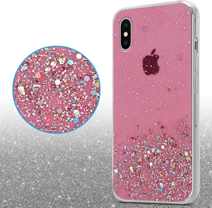 Image du produit Cadorabo Couverture TPU paillettes scintillantes (Apple iPhone XS Max)