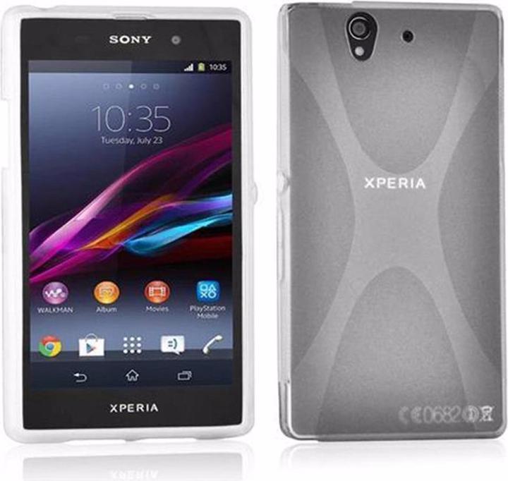 Actual product image Cadorabo TPU X-Line Cover (Sony Xperia Z1)