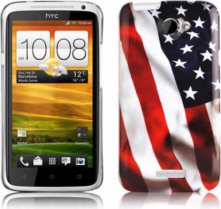 Actual product image Cadorabo Hard cover with imprint cover (HTC One X+)