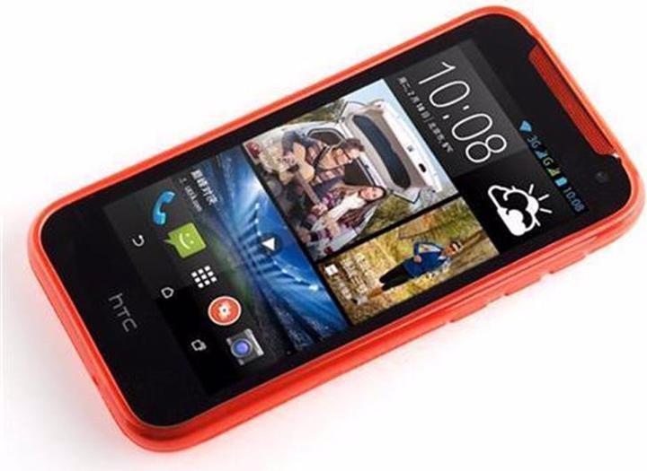 Actual product image Cadorabo TPU X-Line Cover (HTC Desire 310)