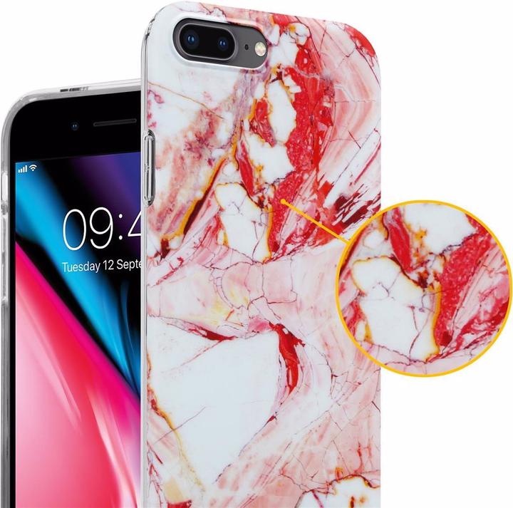 Immagine prodotto Cadorabo IMD TPU Colourful Marble Cover (Apple iPhone 7 Plus, Apple iPhone 7s Plus)