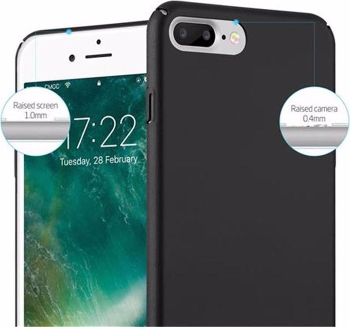 Actual product image Cadorabo Hard Cover Matte Metal Cover (Apple iPhone 7 Plus, Apple iPhone 8 Plus, Apple iPhone 7s Plus)