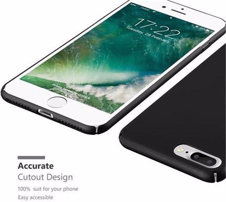 Actual product image Cadorabo Hard Cover Matte Metal Cover (Apple iPhone 7 Plus, Apple iPhone 8 Plus, Apple iPhone 7s Plus)