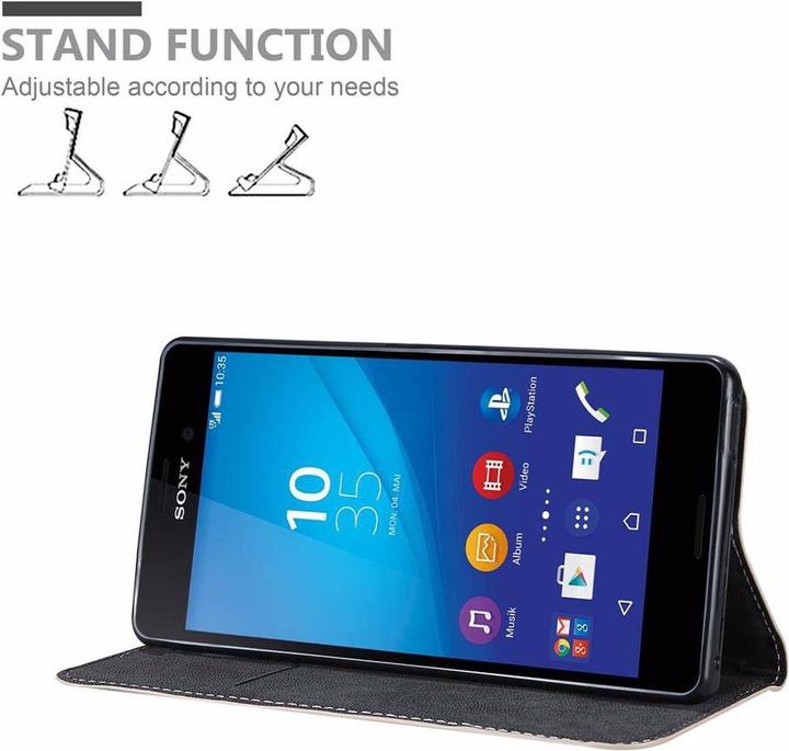 Produktbild Cadorabo Book X-Wallet Cover (Sony Xperia M4 Aqua)