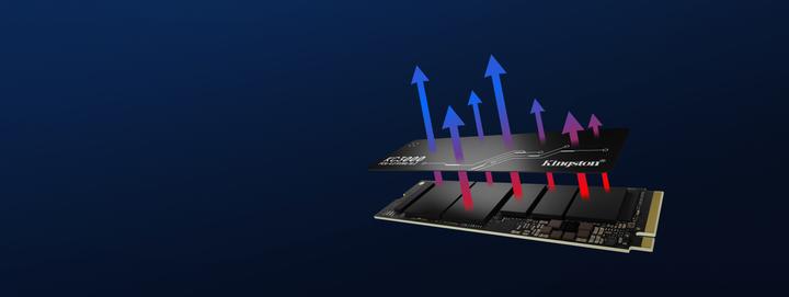 Actual product image Kingston KC3000 (4096 GB, M.2 2280)