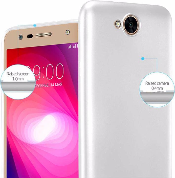 Actual product image Cadorabo TPU Matt Metallic Cover (LG X Power 2)