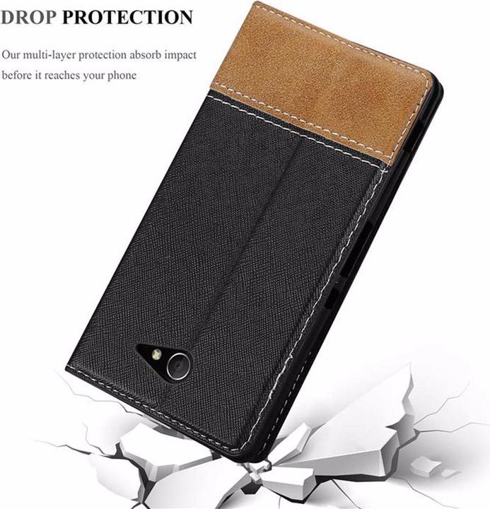 Immagine prodotto Cadorabo Copertina del libro X Wallet (Sony Xperia M2, Sony Xperia M2 Aqua)