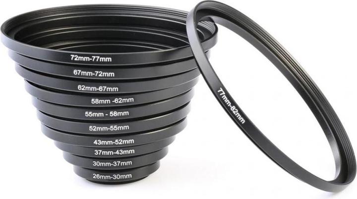 K&F Concept 11-in-1 Step Up Ring Set