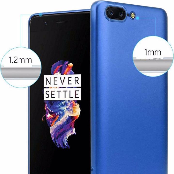 Actual product image Cadorabo TPU Matt Metallic Cover (OnePlus 5)