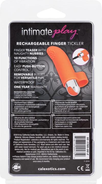 Actual product image CalExotics Intimate Play™ Rechargeable Finger Tickler