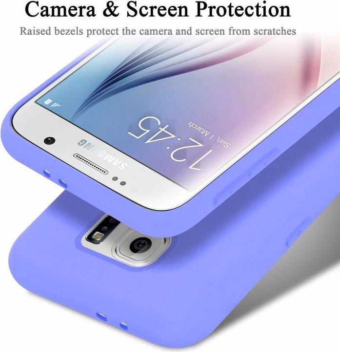 Productafbeelding Cadorabo TPU Liquid Silicone Case Cover (Samsung Galaxy S6)