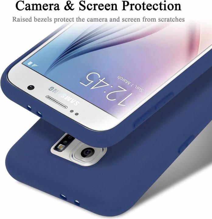 Actual product image Cadorabo TPU Liquid Silicone Case Cover (Samsung Galaxy S6)