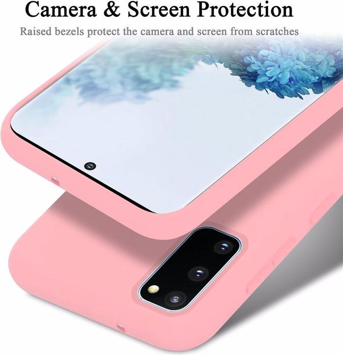 Actual product image Cadorabo TPU Liquid Silicone Case Cover (Samsung Galaxy S20 FE)
