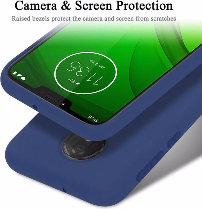 Image du produit Cadorabo TPU Liquid Silicone Case Cover (Motorola G7 Power)