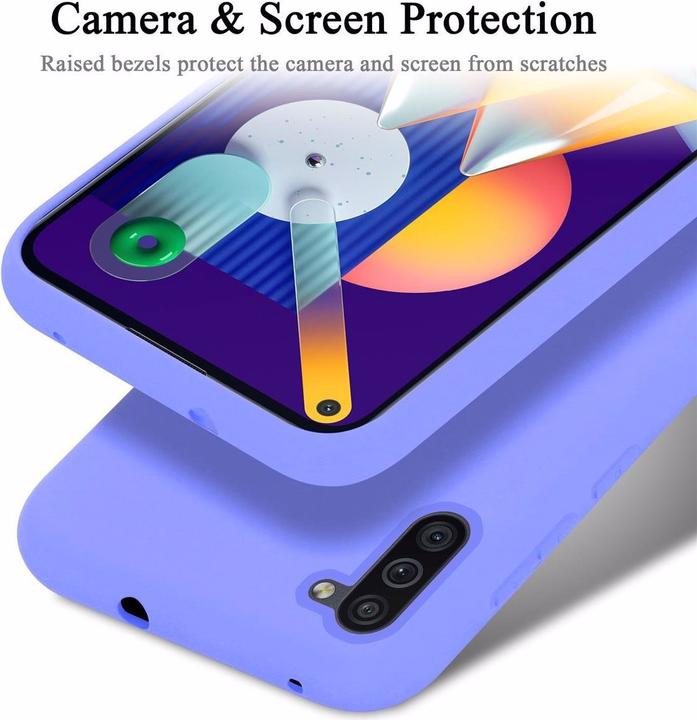 Actual product image Cadorabo TPU Liquid Silicone Case Cover (Samsung Galaxy M11, Samsung Galaxy A11)