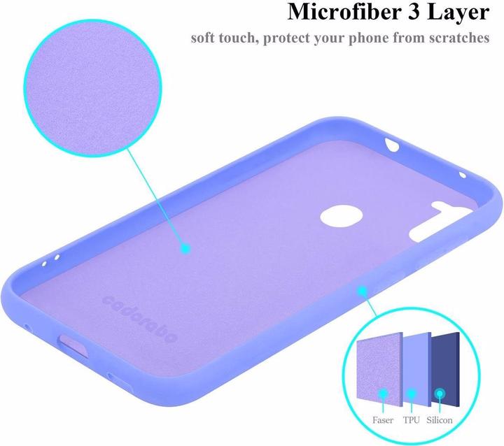Actual product image Cadorabo TPU Liquid Silicone Case Cover (Samsung Galaxy M11, Samsung Galaxy A11)