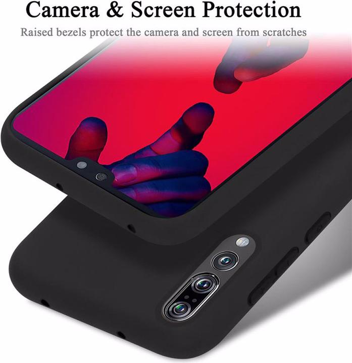 Actual product image Cadorabo TPU Liquid Silicone Case Cover (Huawei P20 Plus, Huawei P20 Pro)