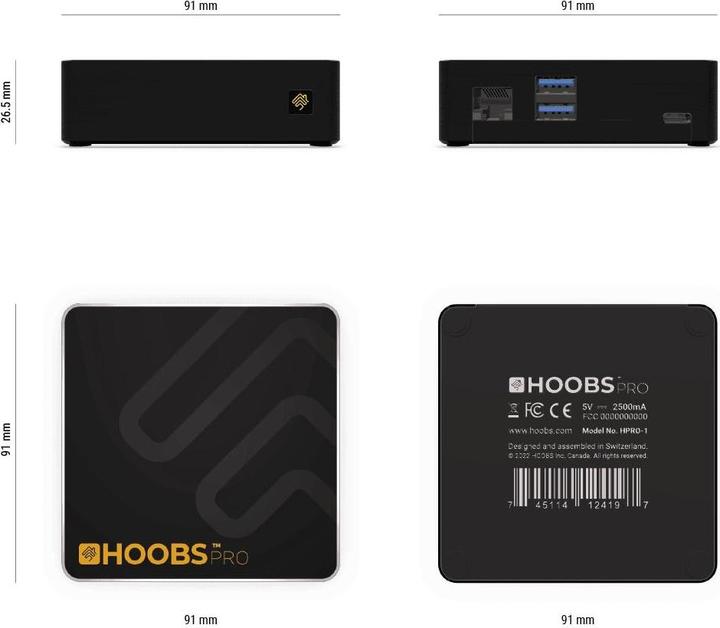 Actual product image Hoobs Pro wireless LAN gateway