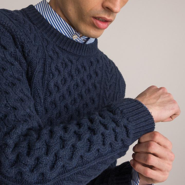 Image du produit La Redoute Collections Pull à encolure ronde (3XL)